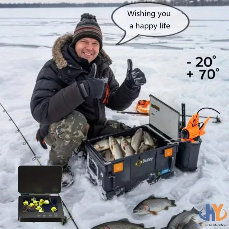 4.3 Inch HD Visual Fish Finder Camera, Fishing Camera Display, underwater camera for Outdoor Ice Fishing