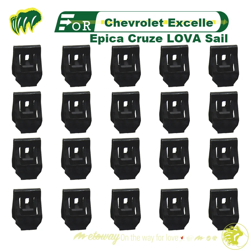 

20pcs Clips For Chevrolet Excelle Epica Cruze LOVA Sail Central Control Panel Clips Dashboard Buckle CD Fixing Clips