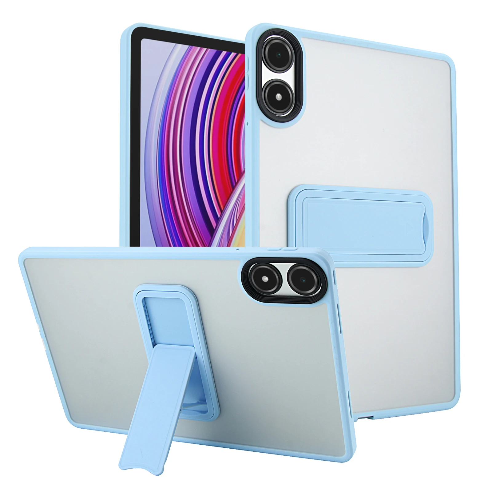 

Чехол из ПК + ТПУ для Xiaomi RedMi Pad 2 Pro 12,1 2025 SE 11 "8,7" Чехол для планшета Xiaomi POCO PAD 12,1 2024 Подставка на плечо сзади Жесткий чехол