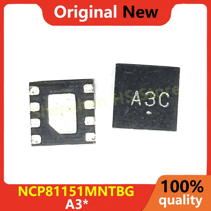 (5-10piece)100% New NCP81151MNTBG NCP81151 (A3L A31 A3J A3...) QFN-8 Chipset