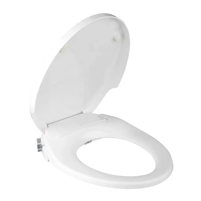 STLF Clean Your Bottom in Seconds Slim Soft Close Function Toilet Seat Cover with Non Electronic Bidet