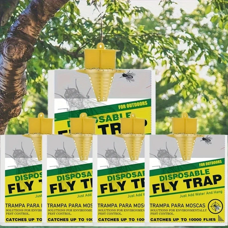 1/3Pcs Outdoor Fly Catchers, Hanging Fly Traps, Mosquito and Insect Catcher, Fly Bags, Yellowjacket Fisherman