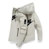 Men's outdoor windbreaker jacket, casual sports style mountaineering hooded jacket, new product brand for spring and autumn 2025