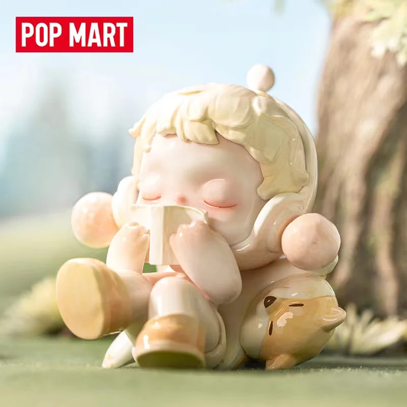 

POP MART Оригинальная фигурка SKULLPANDA из серии «Температура» в закрытой упаковке, коллекционная игрушка, подарок для девочек и коллекционеров