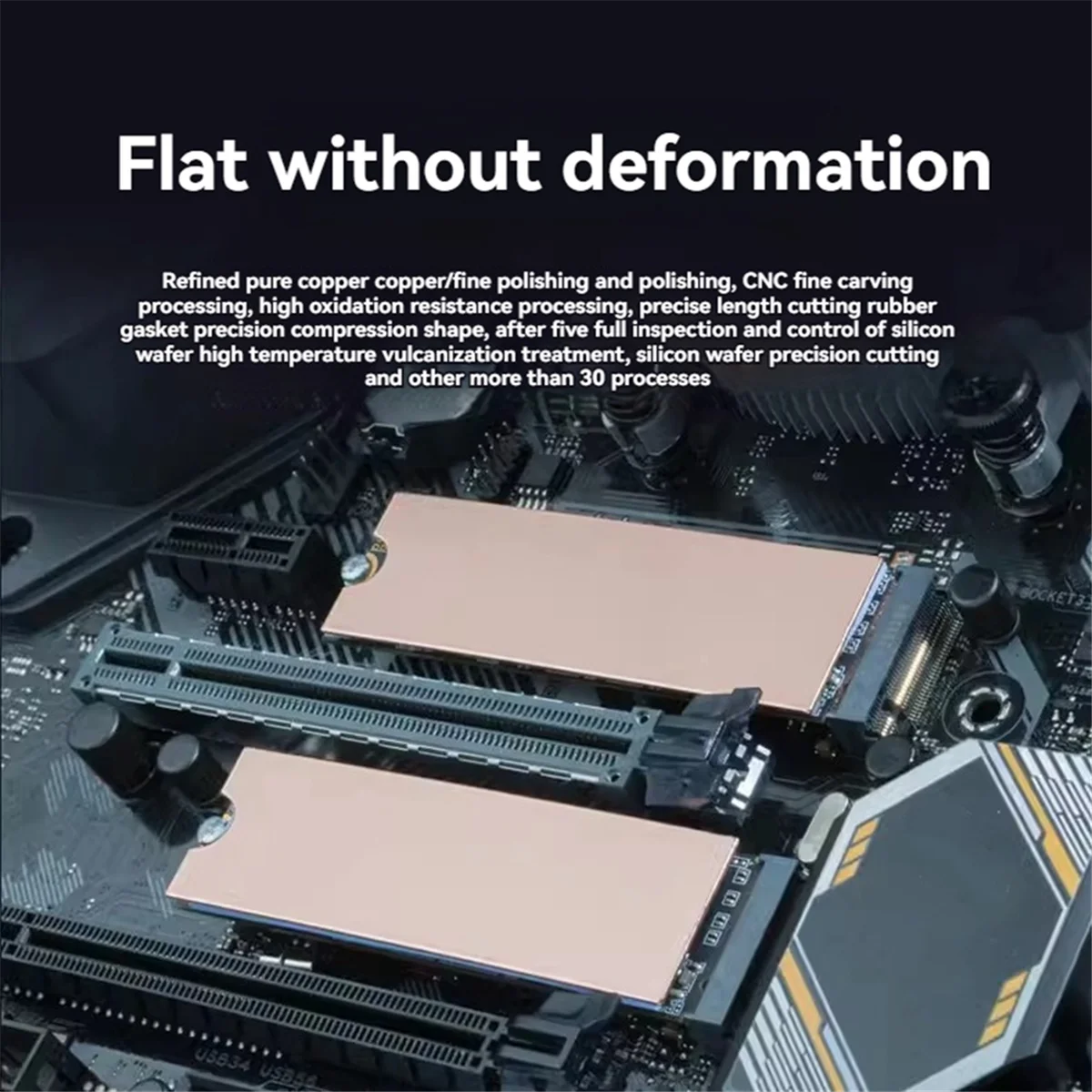 FZFZ SSD медный радиатор кулер жесткий диск охлаждающая наклейка термоподставка для настольного ноутбука