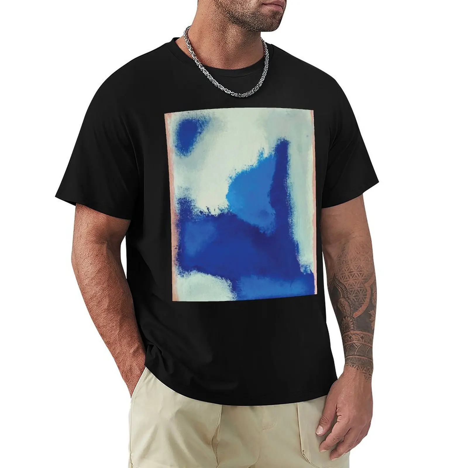 

mark rothko Art Print Poster Vaporwave Shirt Wallpape T-Shirt Basic Simple Casual Short Sleeve Tee