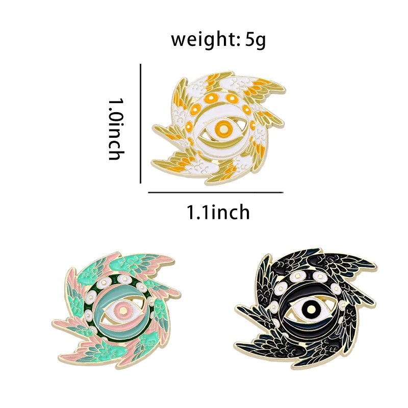 Seraphim Pure Angel Enamel Pins The Spirit of Love and Imagination Wings Brooches Lapel Badges Inspiration Jewelry Gifts