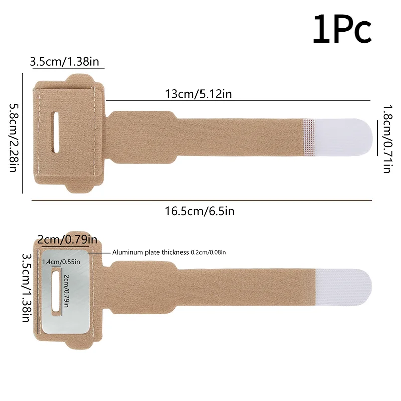 *1Pc Hammer Toe Straightener Toe Splints Bandages For Correcting Hammertoe Crooked & Overlapping Toes Protector