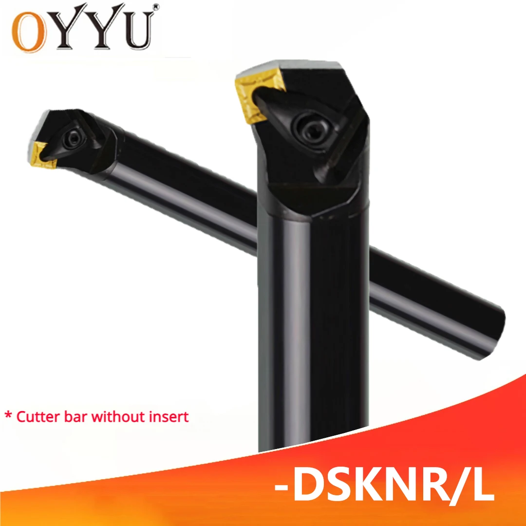 

OYYU DSKNR S20R-DSKNR12 S25S-DSKNR12 Внутренний держатель инструмента D-типа Расточная оправка S20R S25S DSKNR12 DSKNR15 Хвостовик с ЧПУ Используйте вставку SNMG