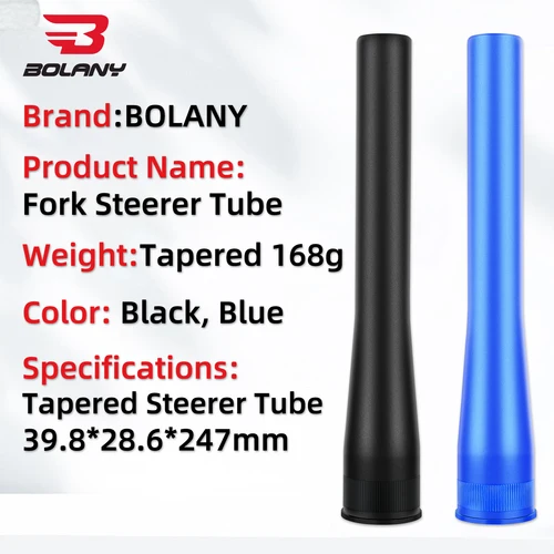 Imagen 2 del producto BOLANY-tubo de cabeza de horquilla de bicicleta, aleación de aluminio, tubo de cabeza de horquilla delantera de bicicleta de montaña, piezas de horquilla delantera de aire