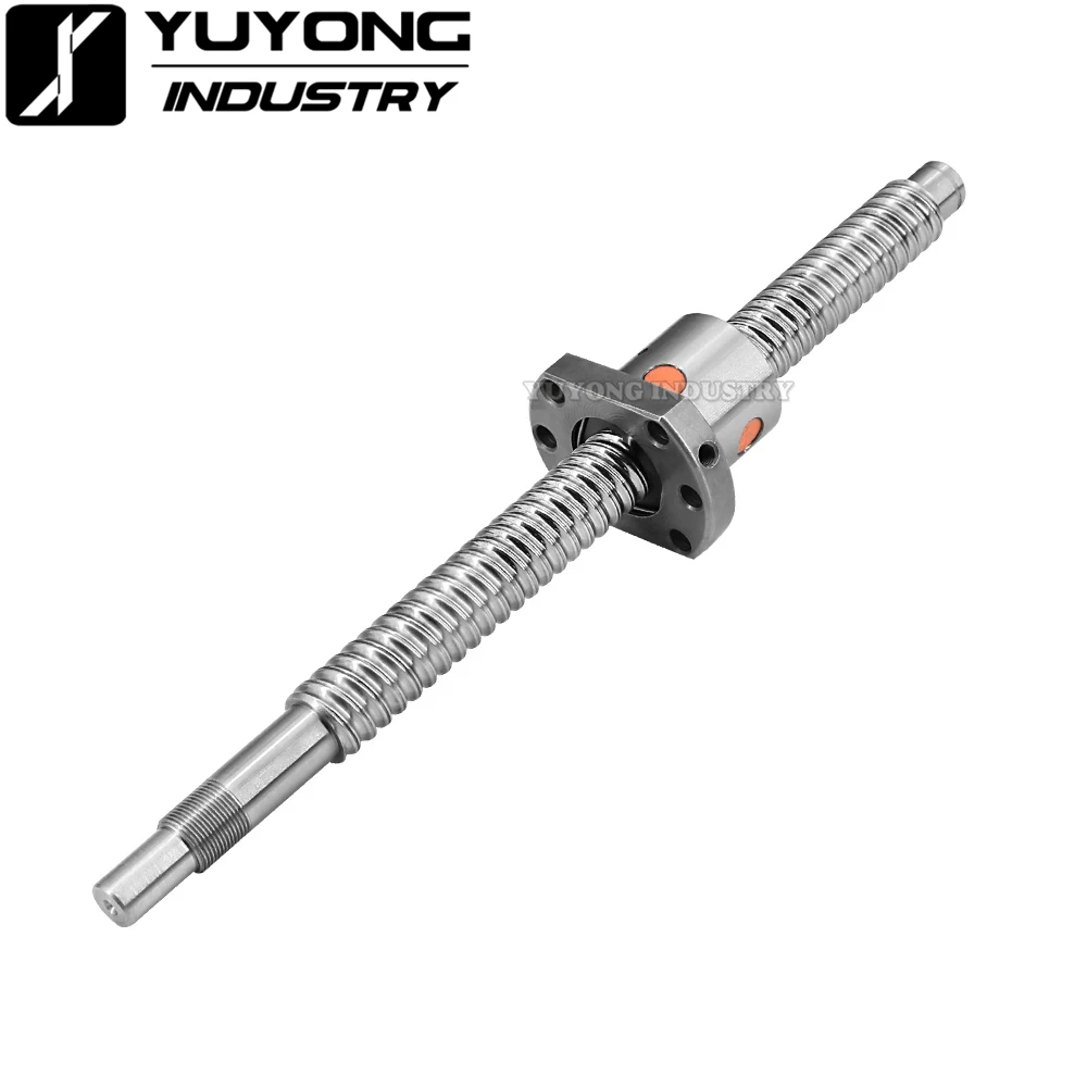 

High Speed Quiet Transmission Strength SFU1605 C7 Roller 16mm Ball Screw Carbon Steel With Single Ball Nut For CNC Machine