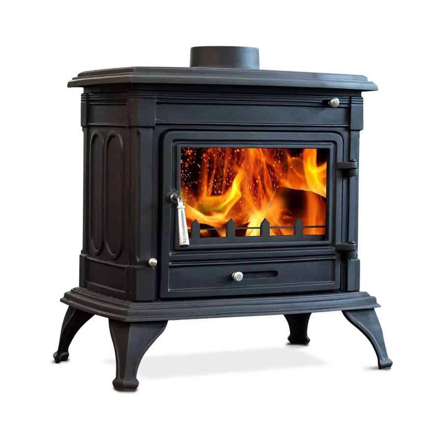 Estufa de hierro fundido a leña personalizada, gran oferta, con horno, estufa de cocina a leña, horno superior de hierro fundido, quemador de leña