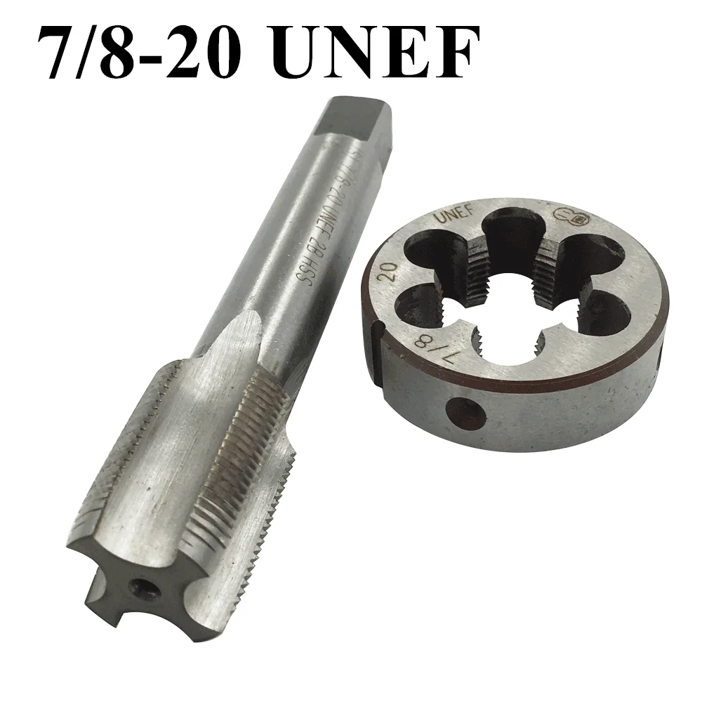 

7/8-20UNEF 7/8-20 UNEF 7/8”-20 UNEF HSS Tap And Die Set Machine Thread Tap And Round Thread Die