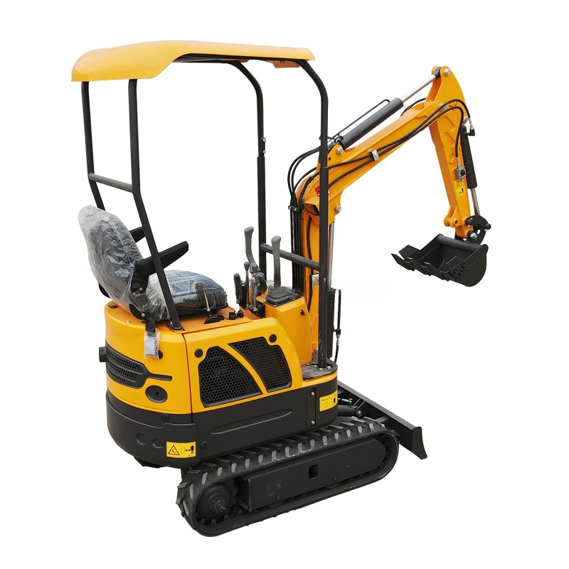 2021 Best Quality Mini Excavator with Small Digger 1000 Kg Multi Function Crawler Excavator 1 Ton Operating Weight Fan Cool