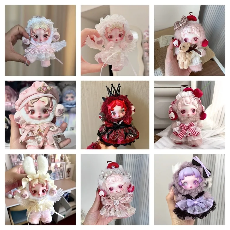 New Handmade Doll Clothes For Sp Sleepless Theater Gluttonous Ghost Clothes Light Weaving Garden 10cmdoll Hang Diy Clothes Set