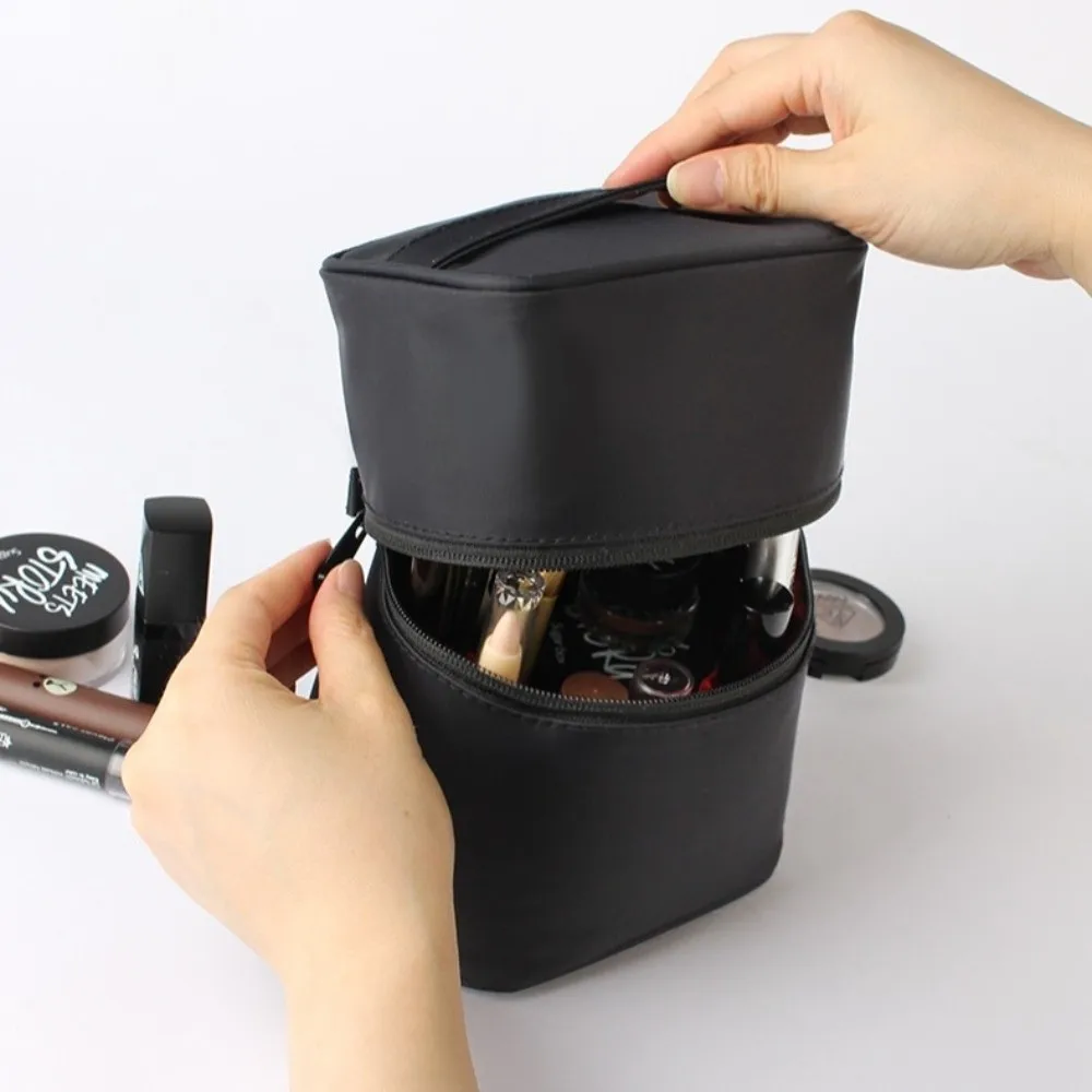 

Zipper Portable Cosmetic Bags Cosmetic Case Wash Pouch Detachable Makeup Bag Handbag Large Capacity Toiletries Organizer Travel