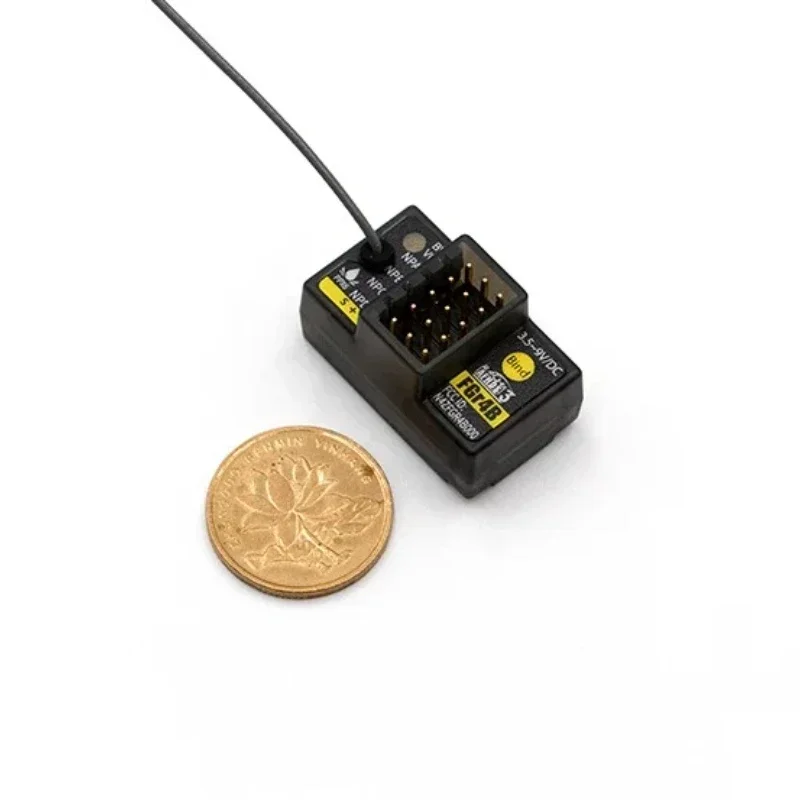 Flysky FGR4B Mini 4CH AFHDS3 Enhanced Receiver Single Antenna PWM PPM IBUS Output Fit NB4 NB4PRO RC Transmitter