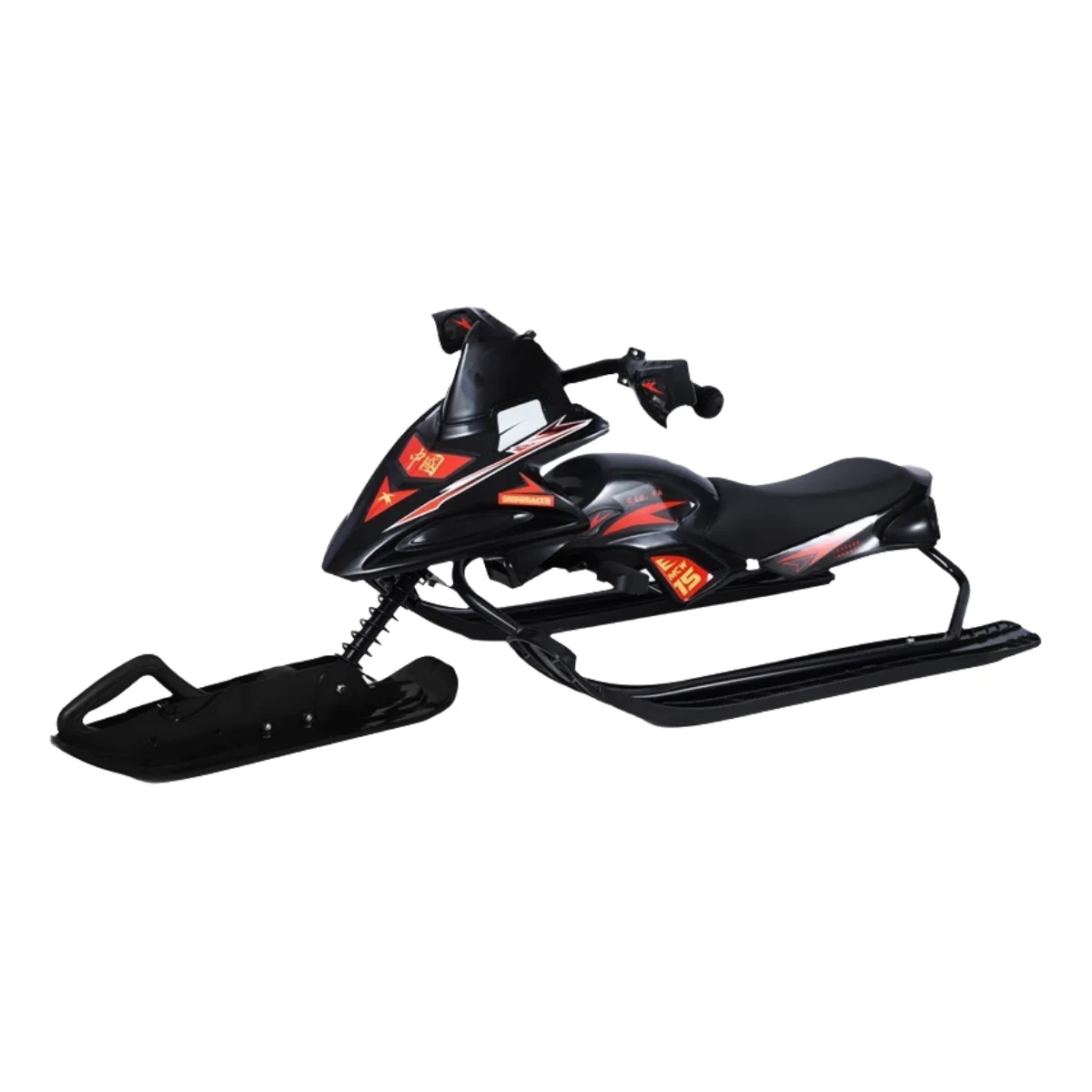2026 Winter Outdoor Child Snow Vehicles Thickened Skis Ice-Skating Sleds & Toboggans High Quality Iron PP for Scenic-Area Amusem