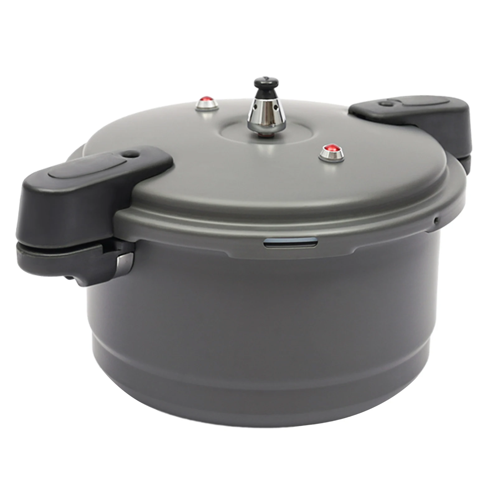 

9L Pressure Cooker, Aluminum Alloy, Hard Oxidation Coating, Overflow-Proof Groove, Suitable for Gas, Halogen, and Induction Stov