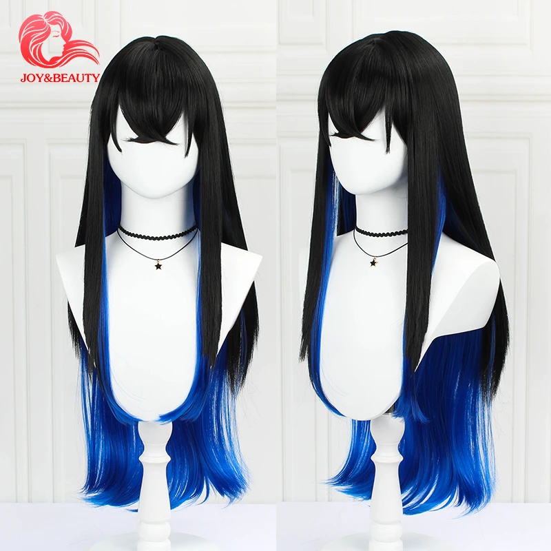 

Hashibira Inosuke Women Long Wig Demon Slayer: Kimetsu no Yaiba Cosplay Wigs Role Playing Tanjirou Zenitsu Halloween 80cm