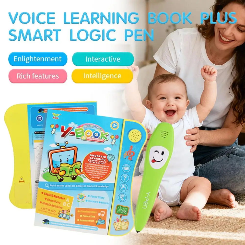 

New Children's Early Education Enlightenment Puzzle Knowledge Cognitive Intelligent Judgment Learning Point Reading Pen