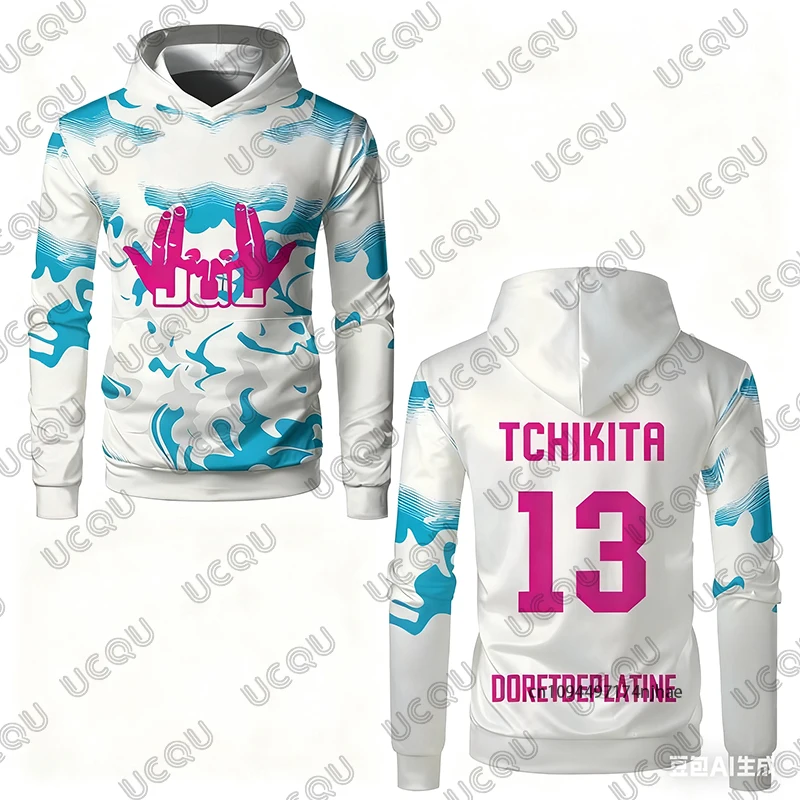 2026 الخريف الشتاء مغني الراب JuL هوديس للأطفال طويلة الأكمام بلوزات ملابس رياضية غير رسمية المتضخم الاطفال/الكبار بلايز #2