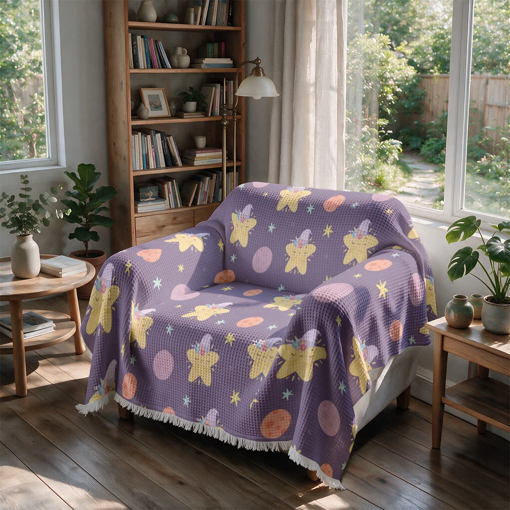 装飾用ソファスローブランケット カウチカバー ベビーシャワー - Baby Nursery Yellow のレビューと価格