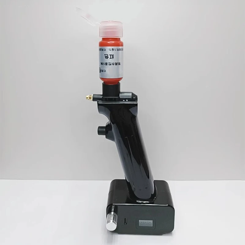 Imagem -03 - Portátil No-clean Airbrush Gun Pintura Modelo Spray Air Pump Pintura de Tinta Acrílica Modelo Faça Você Mesmo Mecha Coloring Tool Set