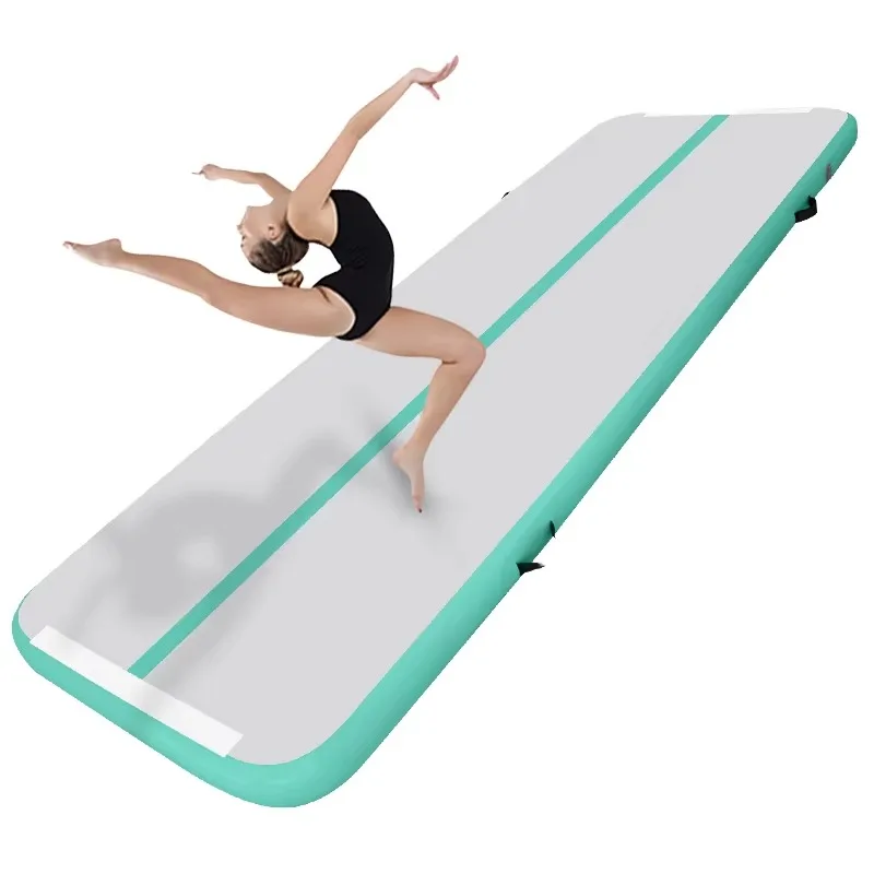 

Air Track Mat for Gymnastics Training, Inflatable Tumbling Track for Gym Use, Durable & Non-Slip for Safe Training Sessions