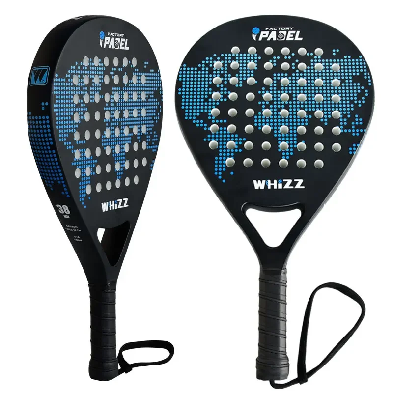 

A Pairs Padel and Tennis Accesrories Carbon Fiber Rackets 12k for Professionals Padel V