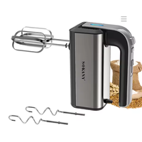 SOKANY CX6651 Electric Hand Mixer With Stand Stainless Beaters Food Mixer With Bowl 7 Speed 110-240v