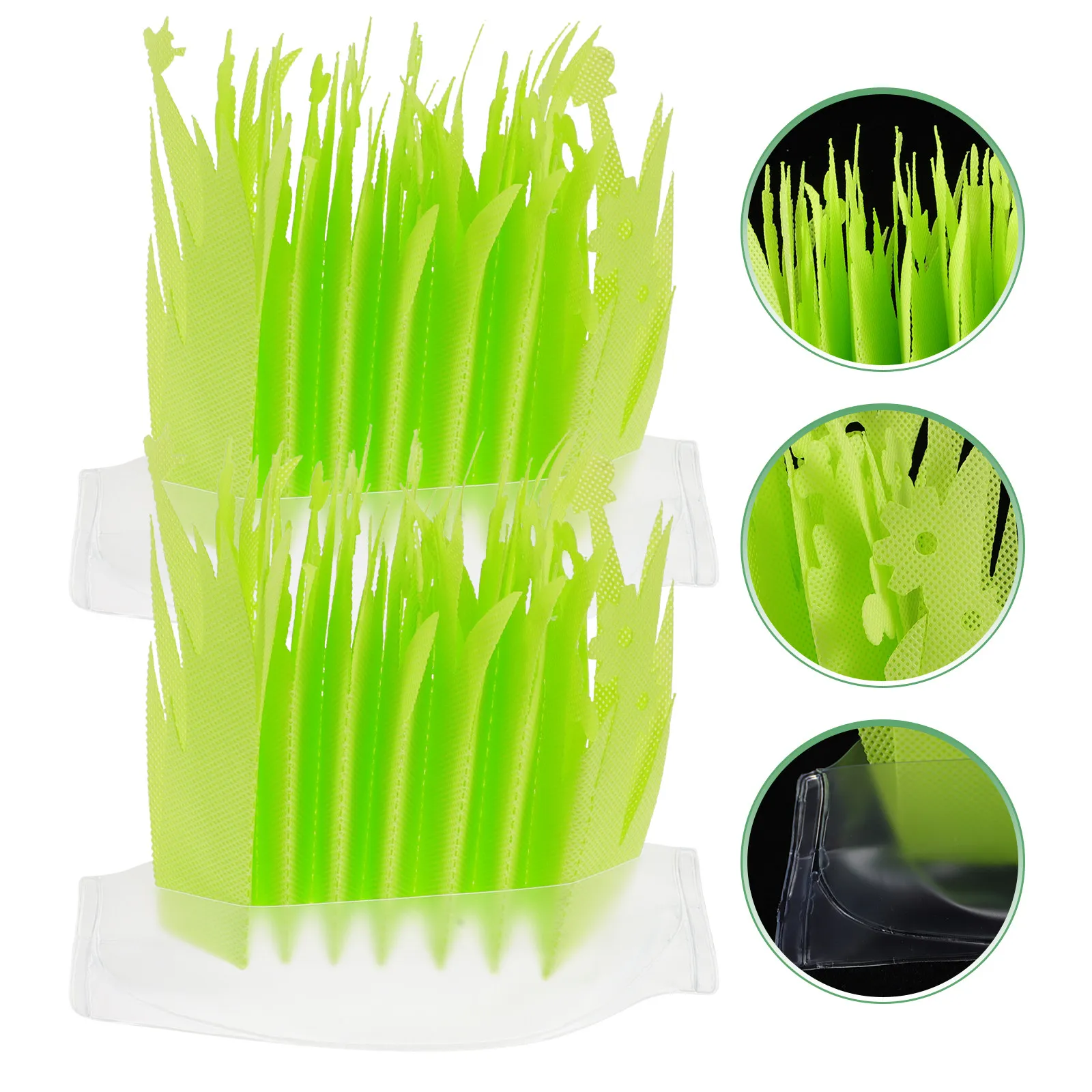 2Pcs Reptile Cage Humidifier Simulated Plant Shaped Washable Decorative Humidifier for Terrariums Vivariums Reptile Tank