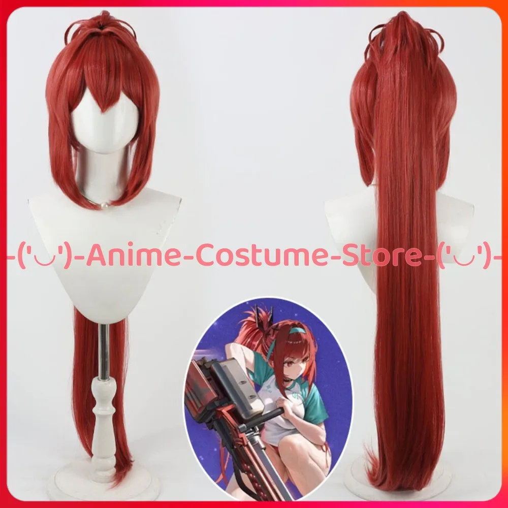 

Богиня Победы: NIKKE Rapi, парик для косплея, летний купальник, хвост, аниме, игровой персонаж, Хэллоуин, карнавальный костюм для вечеринки, парики