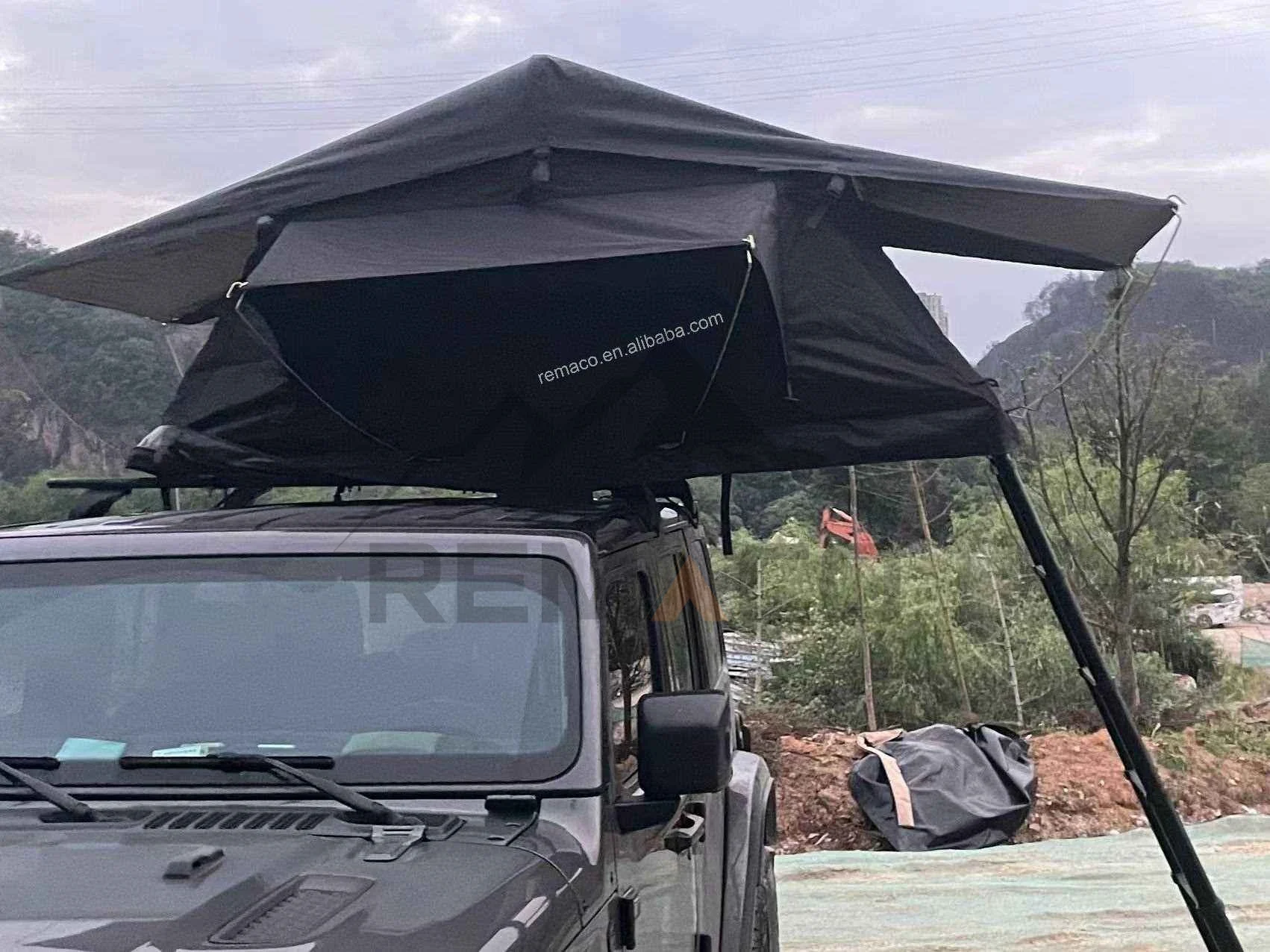 

Популярная палатка с мягким верхом для 2 человек, подходит для внедорожных путешествий на SUV, водонепроницаемая автомобильная палатка, для кемпинга, из холщовой ткани.