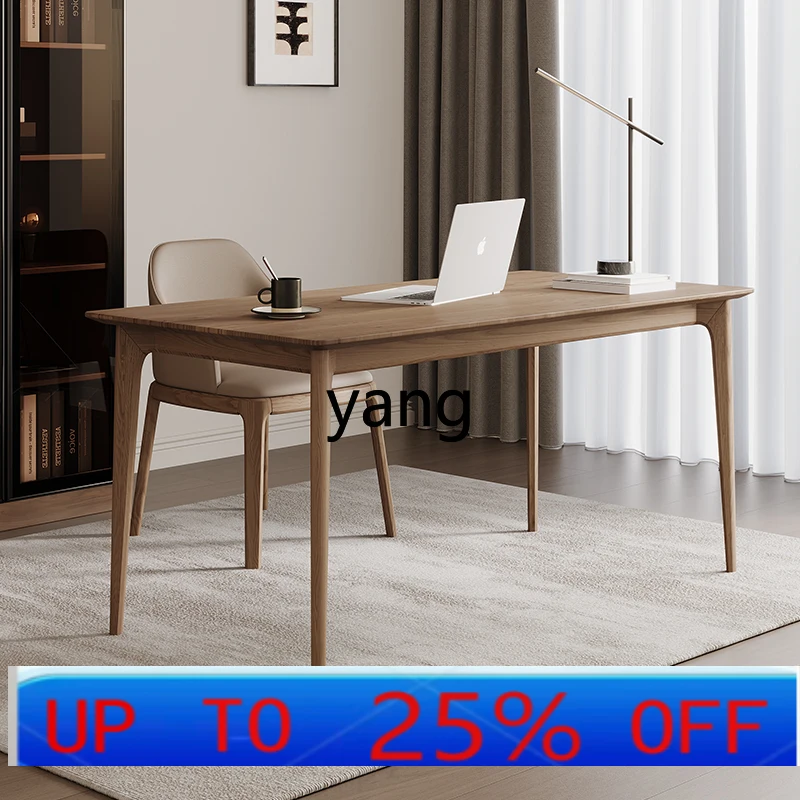 LTT living room large long desk solid wood one-word strip study calligraphy table
