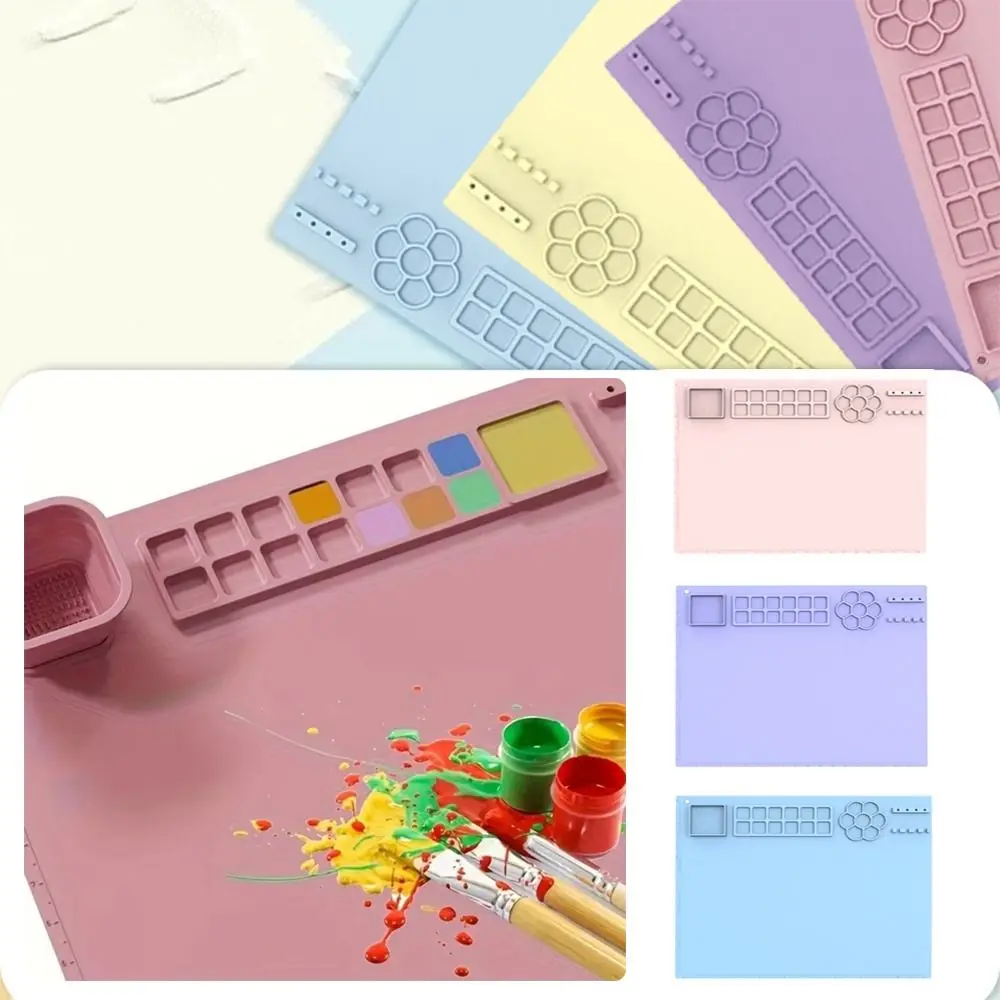 DIY Silikon Malerei Matte Kunst Malerei Farbe Kunst Handwerk Pads Handgemachte Pinsel Halter Graffiti Kunst Matte Öl/Farbe/Graffiti Kunst