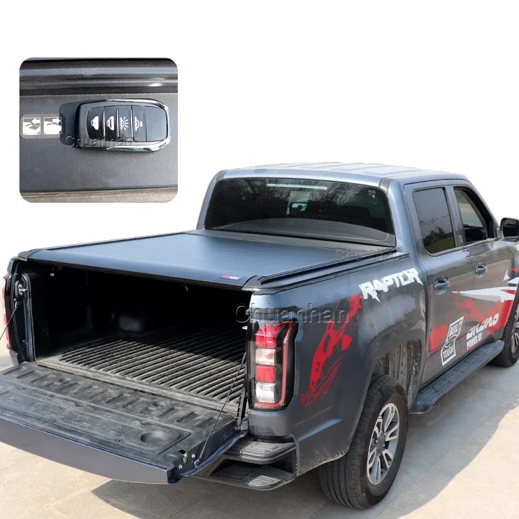 

pickup truck retractable electric tonneau cover ranger truck bed cover for Hilux navara np300 mitsubishi l200