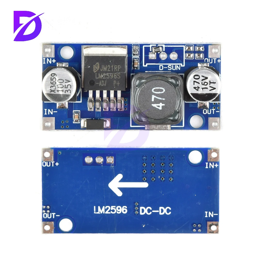 LM2596S DC-DC Step-down Modulo di Alimentazione Scheda Regolatore Convertitore Buck Regolatore di Tensione Ad Alta Efficienza Modulo Step-down FAI DA TE