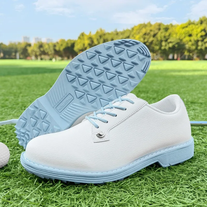 Sapatos de golfe femininos para caminhada, treino e grama artificial._voghion.com