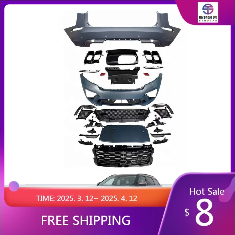 

High-quality goodsCar Accessories Body Kit Conversion Front Rear Bumper Kits Velar Upgrade SVRBodyKits for Range Rover 2017-2021