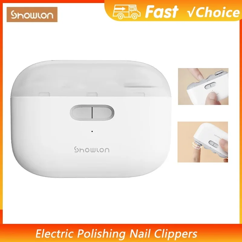 

Youpin Showlon Electric Polishing Nail Clippers Automatic Nail Cutter Trimmer Lighting Safe and Convenient For adult People/Baby