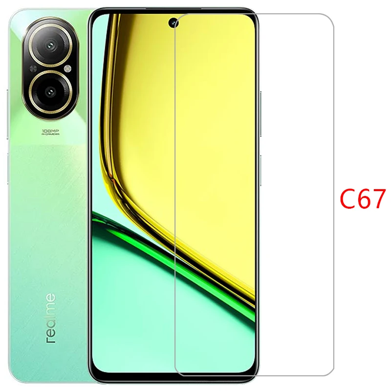 tempered glass for realme c67 4g 5g case cover on realmec67 c 67 67c phone coque back bag 360 realmi reame relme ralme real me