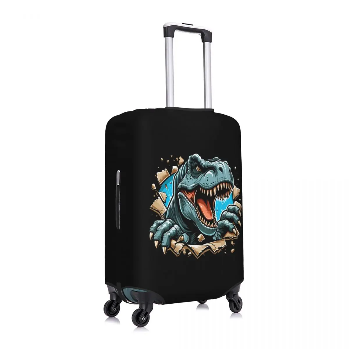Funda de equipaje personalizada Wild T-rex Dinosaur Roars, fundas protectoras elásticas para maleta de viaje, traje para 18-32 pulgadas