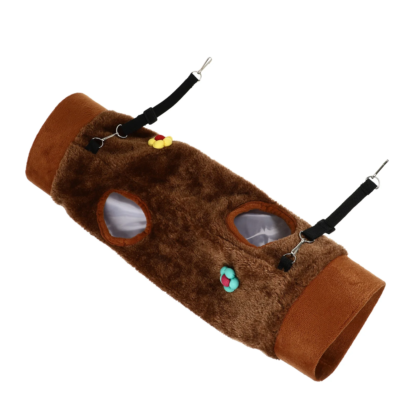 

Pet Warm Hanging Nest For Small Pets, Soft Hamster Sleeping Tunnel Toy, Cozy Hammock Cage Bed, Small Animals Home Supply