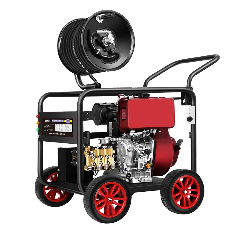 LYN 220V Electric High Pressure Washer Commercial Industrial Sewer Property Pipe dredging machine