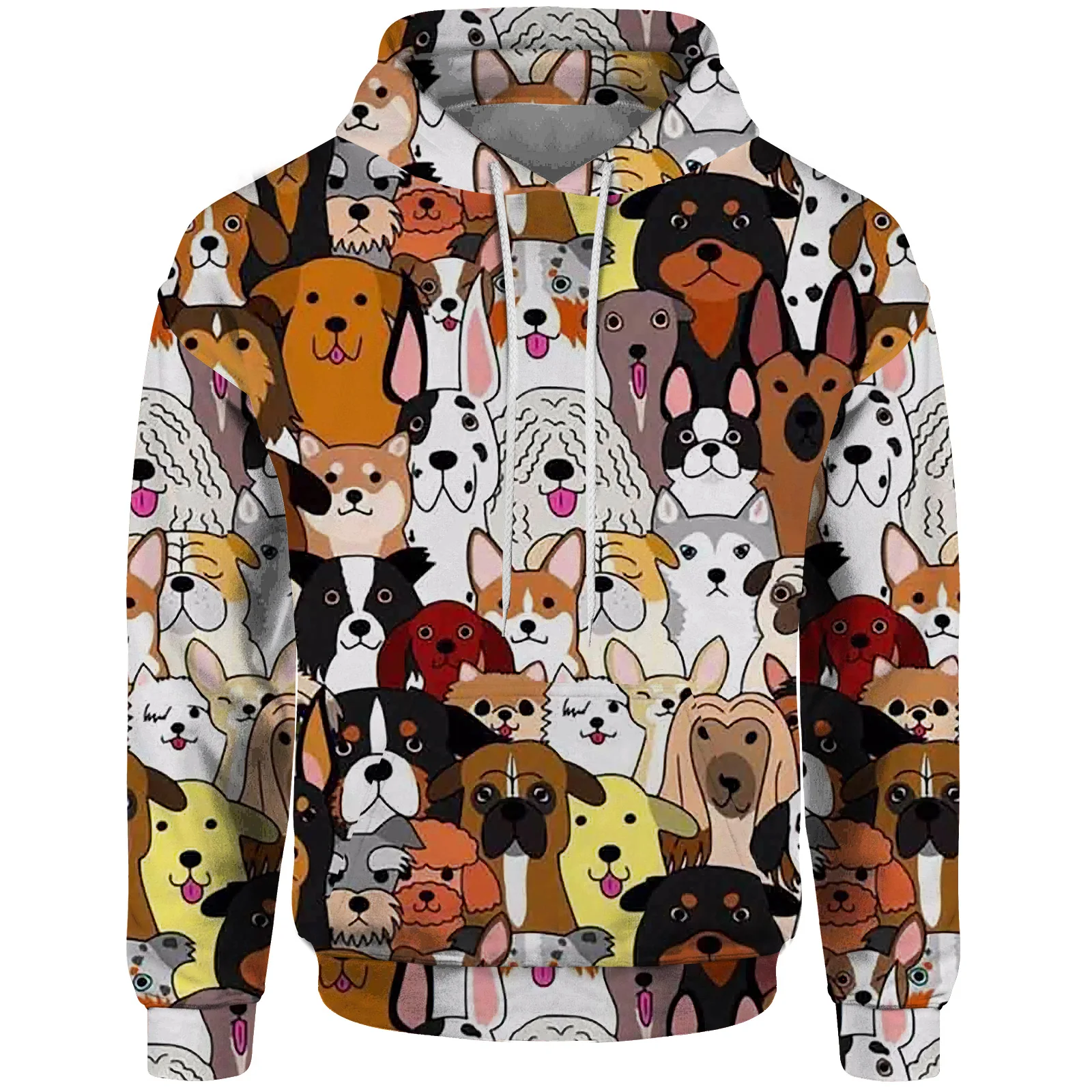 2024 Cartoon Anime Sweatshirt Puppy Hoodies Y2k Hoodie New Autumn Sweatshirt Men's Sweatshirts for Men Cute Cat