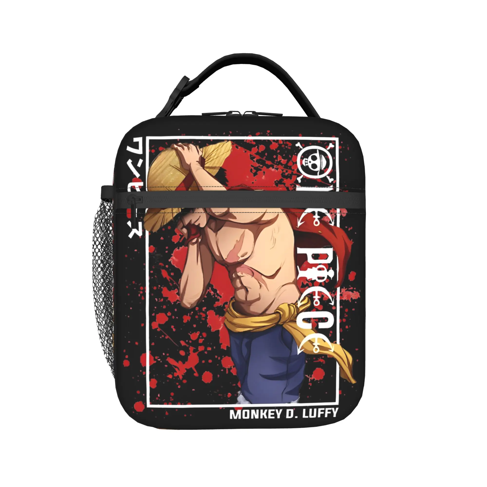 

Lunch Box luffys o-one-piece-e zoro Accessories Storage Food Box Causal Thermal Cooler Bento Box For School