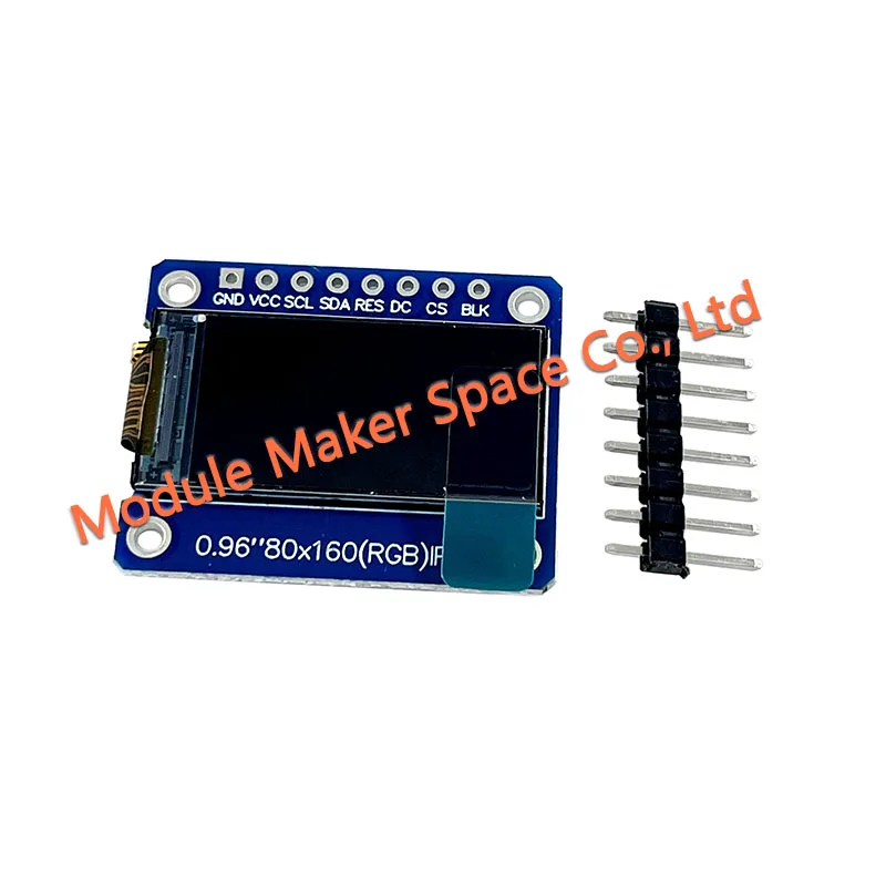 Schermo LCD TFT SPI da 0,96 pollici 80x160 ST7735 IC driver, modulo schermo LCD piccolo schermo a barra lunga colorata per Arduino