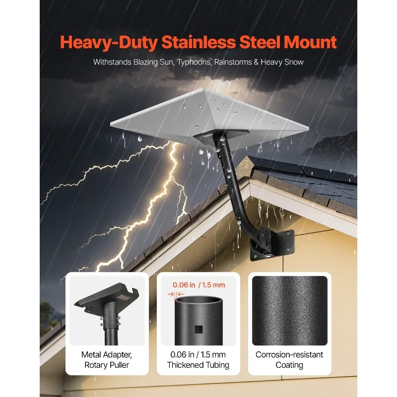 Starlink Gen 3 Mount Adjustable Wall Mounting Standard Gen 3 Pipe Kit