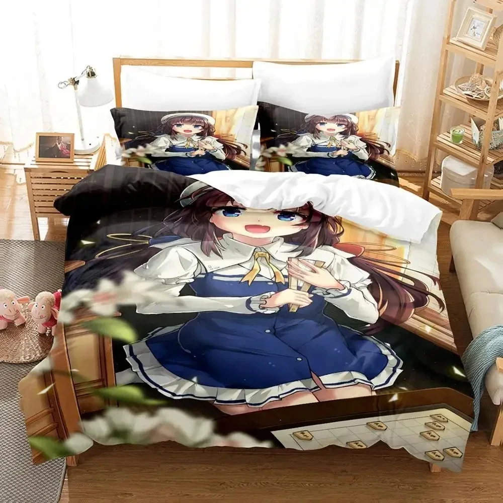 Anime Ryuo's Work is Never Done Bedding Set Duvet Cover Bed Set Quilt Cover Pillowcase Comforter king Queen Size Boys Adult